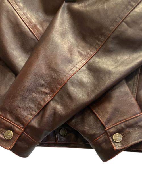 Schott（ショット）Schott (ショット) デニムトラッカージャケット ブラウン サイズ:Ｍの古着・服飾アイテム