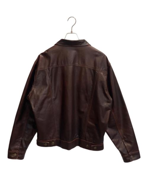 Schott（ショット）Schott (ショット) デニムトラッカージャケット ブラウン サイズ:Ｍの古着・服飾アイテム