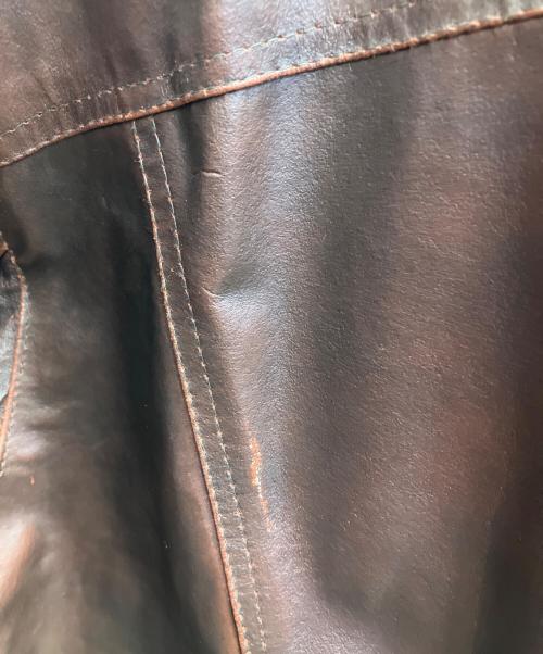 Schott（ショット）Schott (ショット) デニムトラッカージャケット ブラウン サイズ:Ｍの古着・服飾アイテム