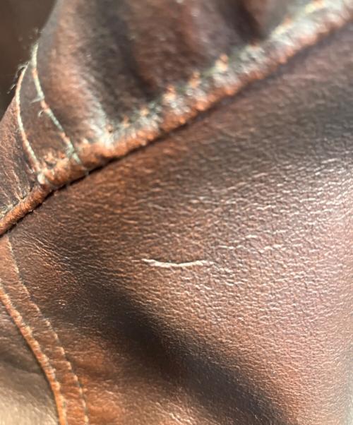 Schott（ショット）Schott (ショット) デニムトラッカージャケット ブラウン サイズ:Ｍの古着・服飾アイテム