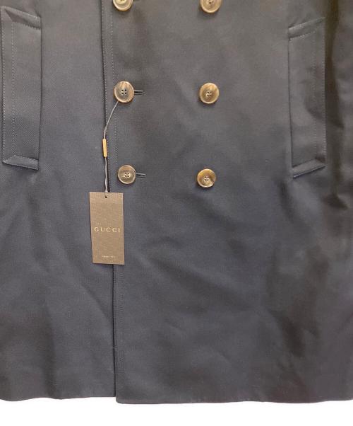 GUCCI（グッチ）GUCCI (グッチ) トレンチコート ネイビー サイズ:56の古着・服飾アイテム
