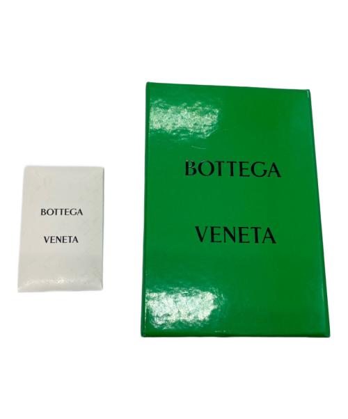 BOTTEGA VENETA（ボッテガベネタ）BOTTEGA VENETA (ボッテガベネタ) 3つ折り財布 ブラック×イエローの古着・服飾アイテム