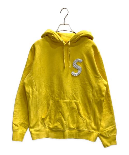 SUPREME（シュプリーム）SUPREME (シュプリーム) S logo hooded Sweatshirt イエロー サイズ:Mの古着・服飾アイテム