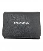 BALENCIAGAバレンシアガ）の古着「3つ折り財布」｜ブラック