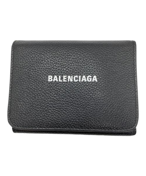 BALENCIAGA（バレンシアガ）BALENCIAGA (バレンシアガ) 3つ折り財布 ブラックの古着・服飾アイテム