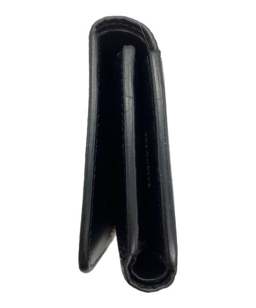 BALENCIAGA（バレンシアガ）BALENCIAGA (バレンシアガ) 3つ折り財布 ブラックの古着・服飾アイテム