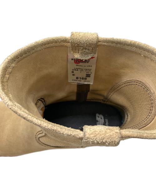 RED WING（レッドウィング）RED WING (レッドウィング) ペコスブーツ ベージュ サイズ:8の古着・服飾アイテム