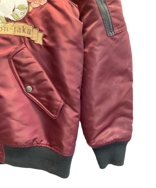 KON JAKU（コンジャク）KON JAKU (コンジャク) スカジャン レッド サイズ:Lの古着・服飾アイテム