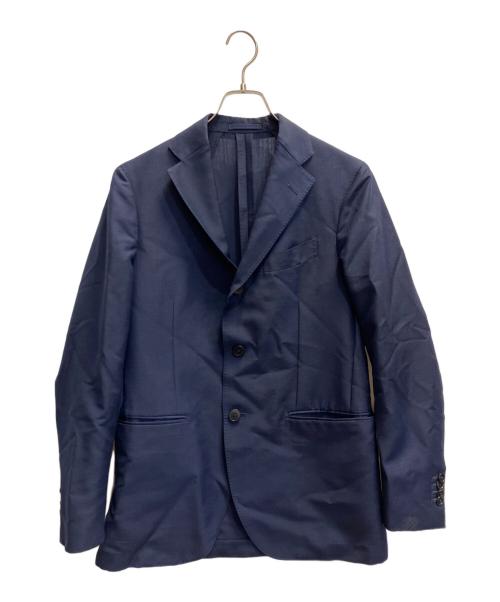 LARDINI（ラルディーニ）LARDINI (ラルディーニ) ウール/モヘヤテーラードジャケット ネイビー サイズ:46の古着・服飾アイテム