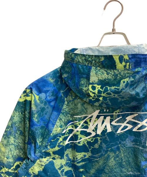 stussy（ステューシー）stussy (ステューシー) beach shell Realtree WAV3 ブルー×グリーン サイズ:Mの古着・服飾アイテム