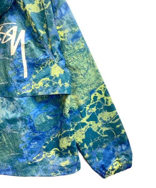 stussy（ステューシー）stussy (ステューシー) beach shell Realtree WAV3 ブルー×グリーン サイズ:Mの古着・服飾アイテム
