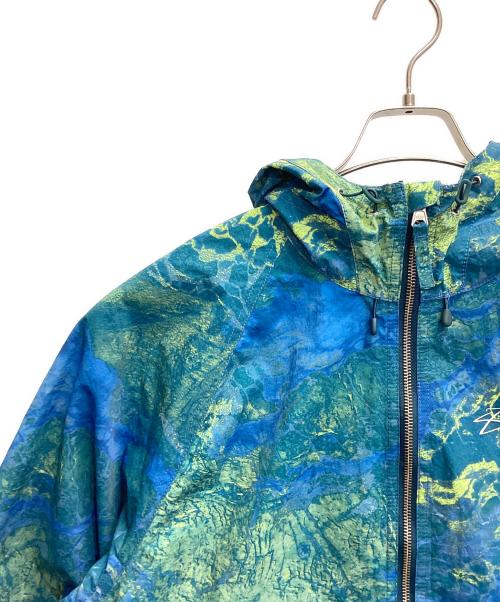stussy（ステューシー）stussy (ステューシー) beach shell Realtree WAV3 ブルー×グリーン サイズ:Mの古着・服飾アイテム