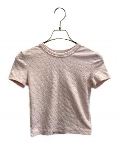 早い者勝ち✨アレキサンダーワン　ヴィンテージ加工クロップドロゴカットソー alexanderwang（アレキサンダー・ワン） シンチ クロップド トップス トップス