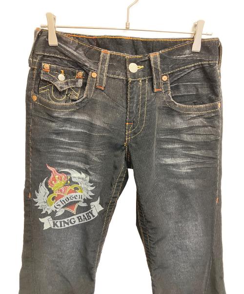 TRUE RELIGION（トゥルー レリジョン）TRUE RELIGION (トゥルー レリジョン) KING BABY (キングベイビー) パンツ ブラック サイズ:W29の古着・服飾アイテム
