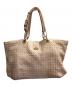 BOTTEGA VENETA (ボッテガベネタ) イントレチャート トートバッグ ピンク：50000円