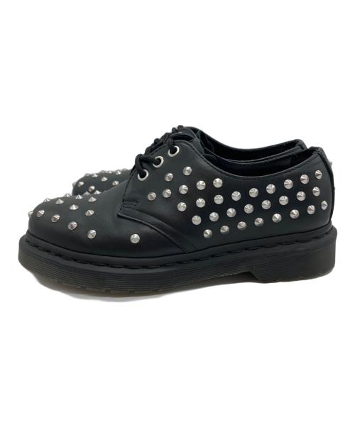 Dr.Martens（ドクターマーチン）Dr.Martens (ドクターマーチン) スタッズ 3ホール レザーシューズ ブラック サイズ:23の古着・服飾アイテム