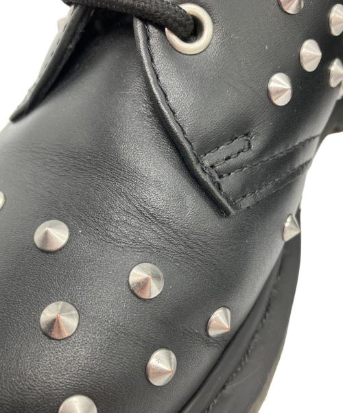 Dr.Martens（ドクターマーチン）Dr.Martens (ドクターマーチン) スタッズ 3ホール レザーシューズ ブラック サイズ:23の古着・服飾アイテム