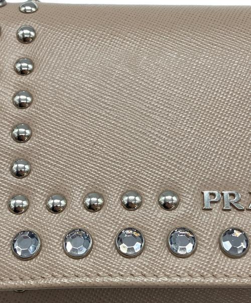 PRADA（プラダ）PRADA (プラダ) ショルダーウォレット ピンクの古着・服飾アイテム
