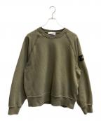 STONE ISLANDストーンアイランド）の古着「コンパスモチーフ スウェットシャツ」｜カーキ