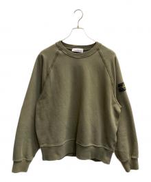 STONE ISLAND（ストーンアイランド）の古着「コンパスモチーフ スウェットシャツ」｜カーキ