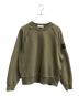 STONE ISLAND（ストーンアイランド）の古着「コンパスモチーフ スウェットシャツ」｜カーキ