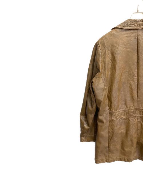GRaIS（グレイス）GRaIS (グレイス) ノーフォークレザージャケット ブラウン サイズ:42の古着・服飾アイテム