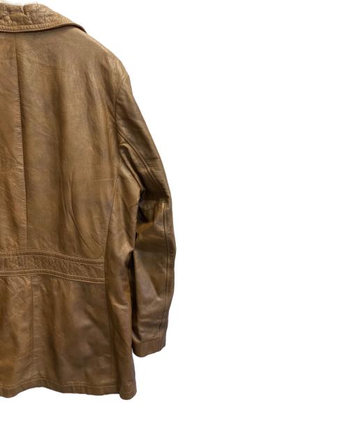 GRaIS（グレイス）GRaIS (グレイス) ノーフォークレザージャケット ブラウン サイズ:42の古着・服飾アイテム