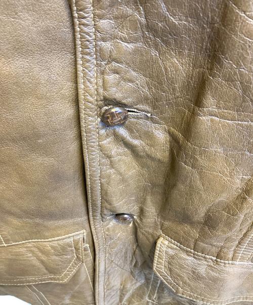 GRaIS（グレイス）GRaIS (グレイス) ノーフォークレザージャケット ブラウン サイズ:42の古着・服飾アイテム