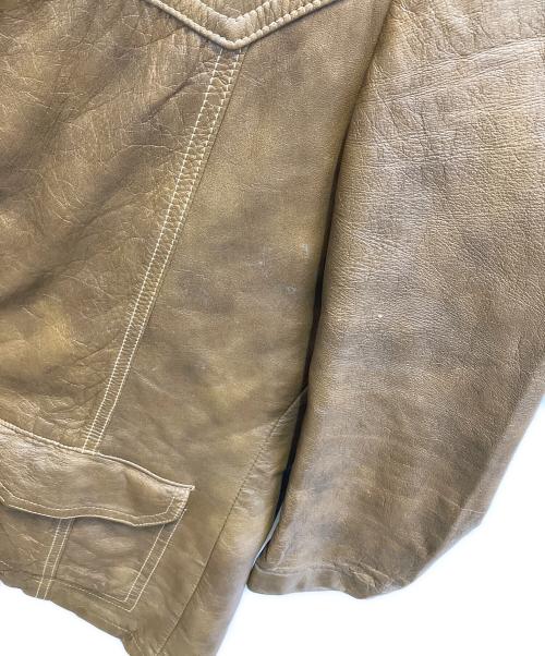 GRaIS（グレイス）GRaIS (グレイス) ノーフォークレザージャケット ブラウン サイズ:42の古着・服飾アイテム