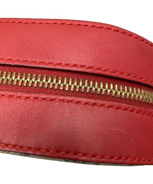 GUCCI（グッチ）GUCCI (グッチ) チェーンショルダー ポシェット ブルー×レッドの古着・服飾アイテム