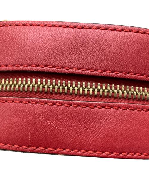GUCCI（グッチ）GUCCI (グッチ) チェーンショルダー ポシェット ブルー×レッドの古着・服飾アイテム