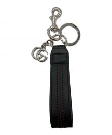 GUCCI（グッチ）の古着「ダブルGキーチェーン」｜ブラック×シルバーカラー