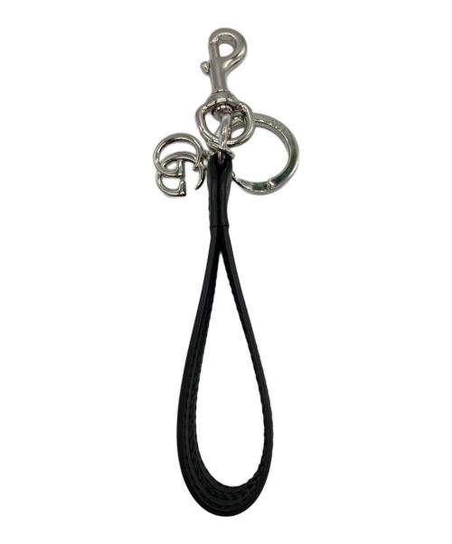 GUCCI（グッチ）GUCCI (グッチ) ダブルGキーチェーン ブラック×シルバーカラーの古着・服飾アイテム