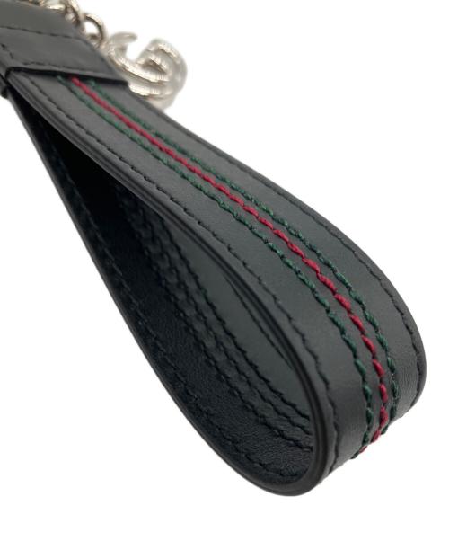 GUCCI（グッチ）GUCCI (グッチ) ダブルGキーチェーン ブラック×シルバーカラーの古着・服飾アイテム