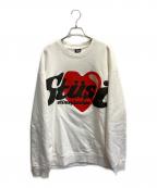 stussy×CPFMステューシー×カクタスプラント フリーマーケット）の古着「裏起毛スウェット」｜ホワイト