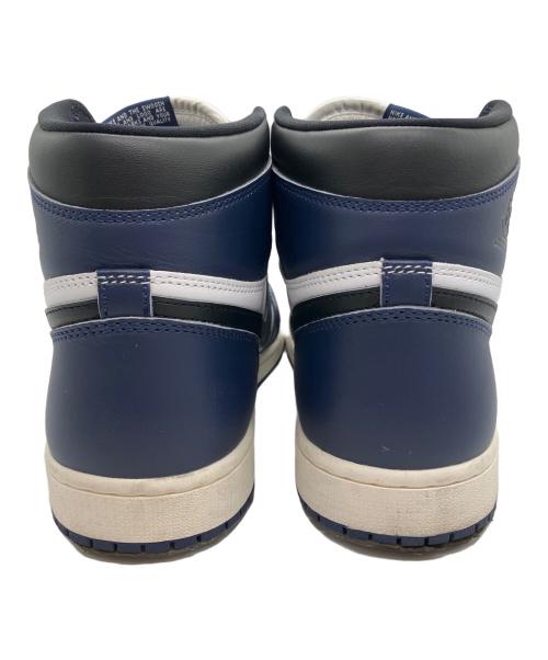 NIKE（ナイキ）NIKE (ナイキ) Nike Air Jordan 1 Retro High OG Midnight Navy ホワイト×ネイビー サイズ:29の古着・服飾アイテム