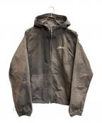 stussyステューシー）の古着「BEACH SHELL WAVE DYE ジャケット」｜グレー