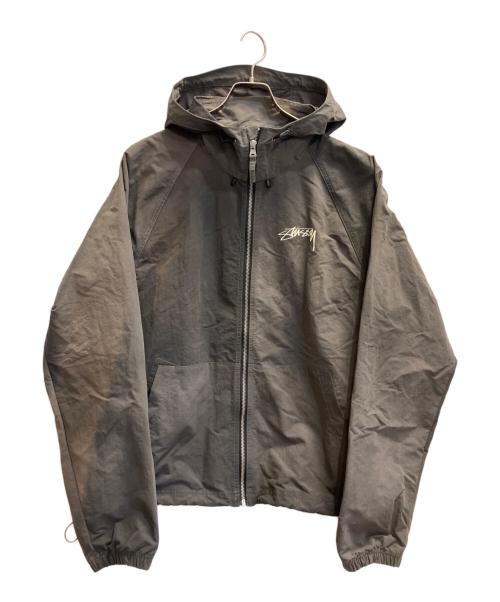 stussy（ステューシー）stussy (ステューシー) BEACH SHELL WAVE DYE ジャケット グレー サイズ:Ｍの古着・服飾アイテム