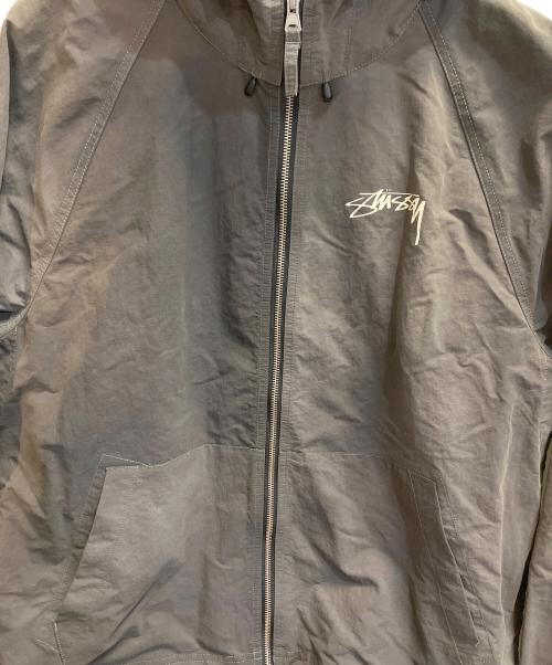 stussy（ステューシー）stussy (ステューシー) BEACH SHELL WAVE DYE ジャケット グレー サイズ:Ｍの古着・服飾アイテム
