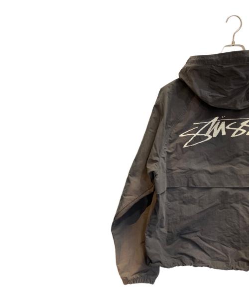 stussy（ステューシー）stussy (ステューシー) BEACH SHELL WAVE DYE ジャケット グレー サイズ:Ｍの古着・服飾アイテム