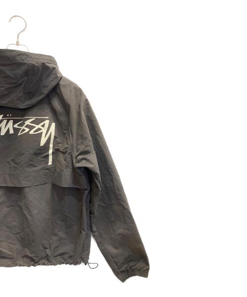 stussy（ステューシー）stussy (ステューシー) BEACH SHELL WAVE DYE ジャケット グレー サイズ:Ｍの古着・服飾アイテム