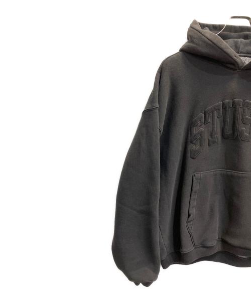 stussy（ステューシー）stussy (ステューシー) プルオーバーパーカー ブラック サイズ:Ｍの古着・服飾アイテム