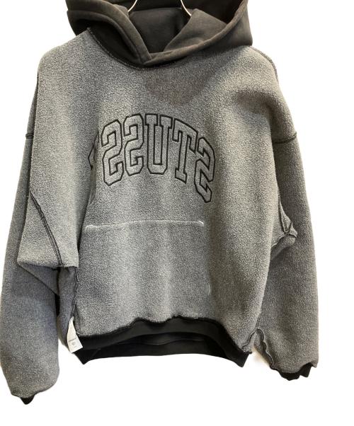 stussy（ステューシー）stussy (ステューシー) プルオーバーパーカー ブラック サイズ:Ｍの古着・服飾アイテム