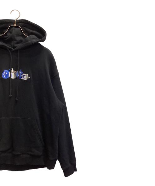KITH（キス）KITH (キス) プルオーバーパーカー ブラック サイズ:XLの古着・服飾アイテム
