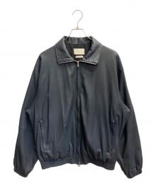 YOKE（ヨーク）の古着「LEATHER TRAINING JACKET」｜グレー