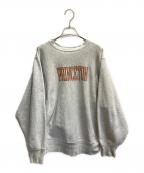 Champion REVERSE WEAVEチャンピオン リバース ウィーブ）の古着「カレッジプリントスウェット」｜ライトグレー