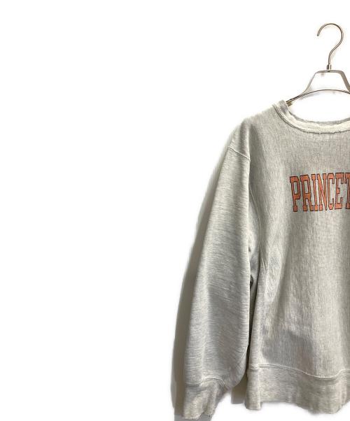 Champion REVERSE WEAVE（チャンピオン リバース ウィーブ）Champion REVERSE WEAVE (チャンピオン リバース ウィーブ) カレッジプリントスウェット ライトグレー サイズ:Lの古着・服飾アイテム