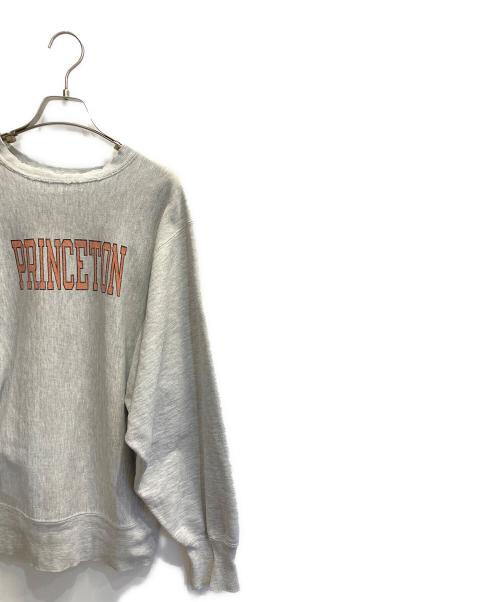 Champion REVERSE WEAVE（チャンピオン リバース ウィーブ）Champion REVERSE WEAVE (チャンピオン リバース ウィーブ) カレッジプリントスウェット ライトグレー サイズ:Lの古着・服飾アイテム