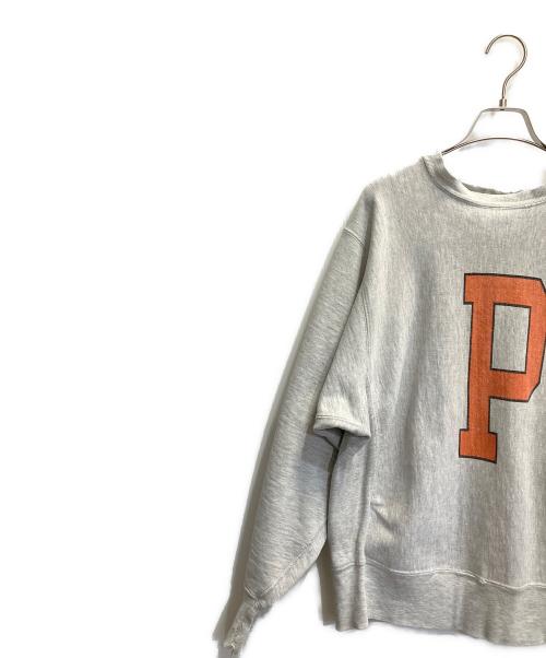 Champion REVERSE WEAVE（チャンピオン リバース ウィーブ）Champion REVERSE WEAVE (チャンピオン リバース ウィーブ) カレッジプリントスウェット ライトグレー サイズ:Lの古着・服飾アイテム