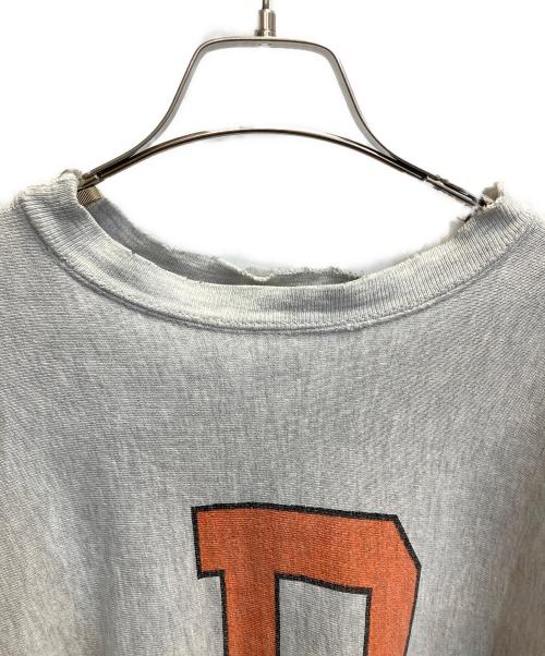 Champion REVERSE WEAVE（チャンピオン リバース ウィーブ）Champion REVERSE WEAVE (チャンピオン リバース ウィーブ) カレッジプリントスウェット ライトグレー サイズ:Lの古着・服飾アイテム